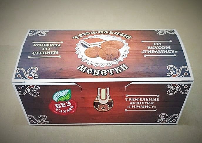  Трюфельные монетки вкус "Тирамису" 170г в Вышнем Волочке
